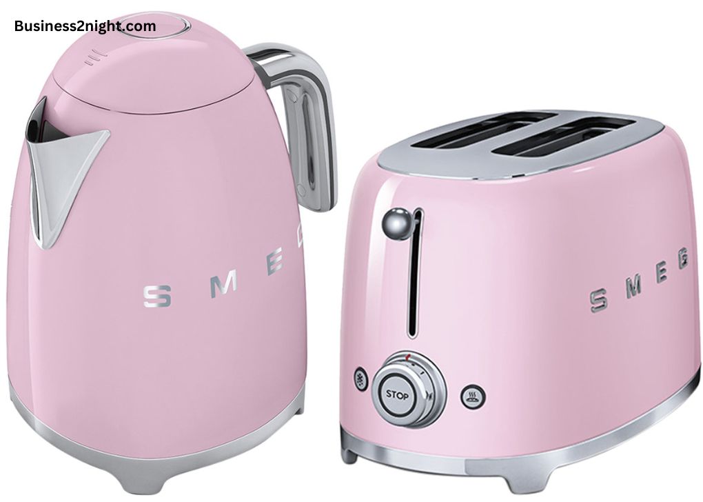 A Touch of Style and Fun: Pink Kettle and Toaster